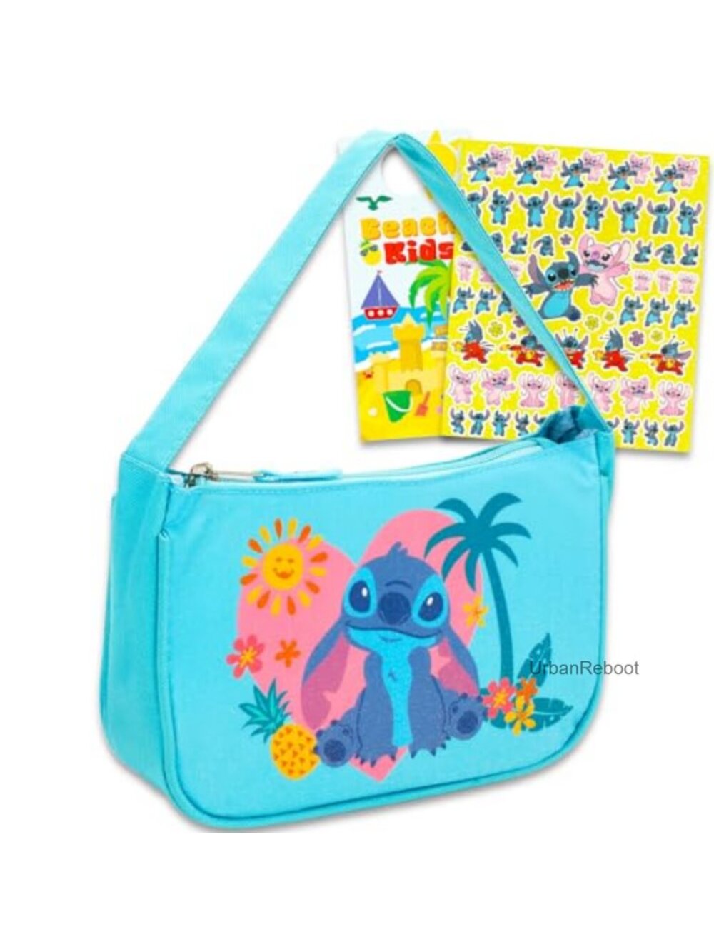 Disney Stitch Mini Purse for Girls Dress-Up Bundle with Stickers